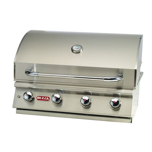 Gas-Gartengrill - LONESTAR SELECT - BULL EUROPE - für professionellen Einsatz / Einbau / Edelstahl