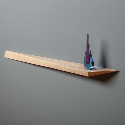 Wandmontiertes Regal - COMET - David Tragen - modern / Esche