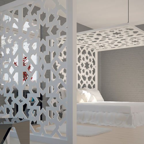 Dekorplatte für Innenausbau - LATTICE KUS - DEMAMBA - Holz / MDF / Verbundwerkstoff
