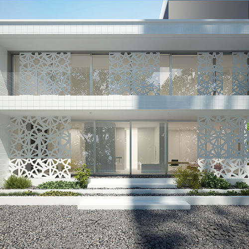 Dekorplatte für Innenausbau - LATTICE QATAR - DEMAMBA - für Fassaden / Holz / MDF