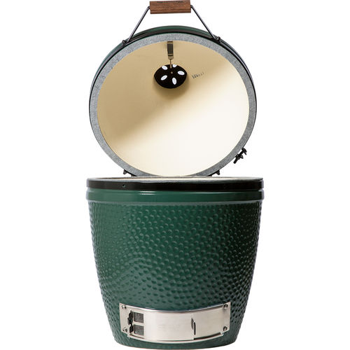 Holzkohle-Gartengrill - MEDIUM - Big Green Egg - für professionellen Einsatz / freistehend / Stein