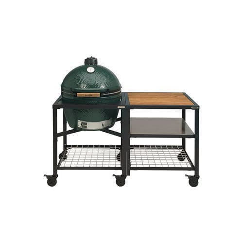 Moderner Tisch - 120243 - Big Green Egg - Stahl / Aluminium / Gestell aus Stahl