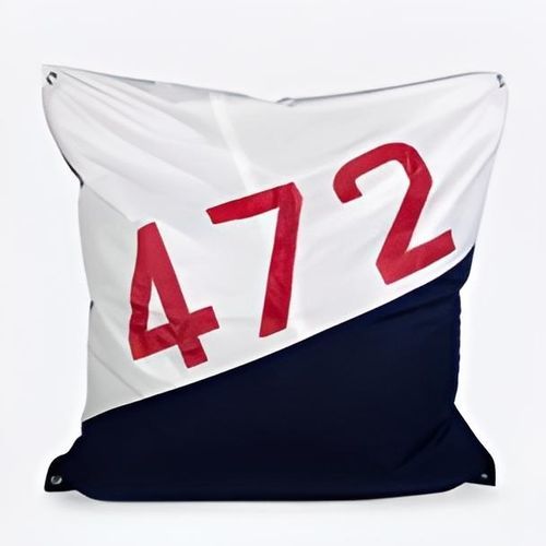 Moderner Sitzsack - Maxi Navy - 727 sailbags - Stoff / mit abziehbarem Bezug / 100% wiederverwertet