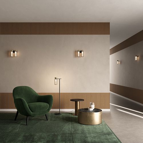 Design-Wandleuchte - OSMAN - Tooy - für den Innenraum / Messing / zylinderförmig