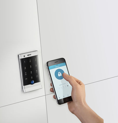 Elektronisches Schloss - OCS®SMART - OJMAR, SA - Zahlen / fernsteuerbar / für Umkleidefach
