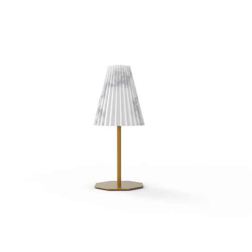 Tischlampe - ATENA - OREADI OR9 - GSC LIGHTING - gebürstetes Messing / Marmor / modern