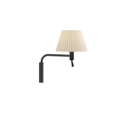 Moderne Wandleuchte - AUSTEN E16-S - GSC LIGHTING - für den Innenraum / Metall / Stoff