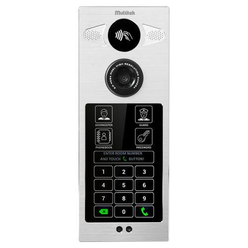 Aluminium-Türstation - DIP70 - Multitek Electronics - Wohnbereich / wandmontiert / Unterputz