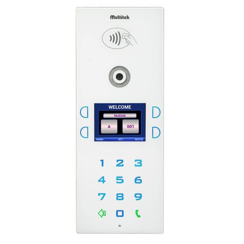 Weiße Türstation - DIP40 - Multitek Electronics - Wohnbereich / wandmontiert / Unterputz