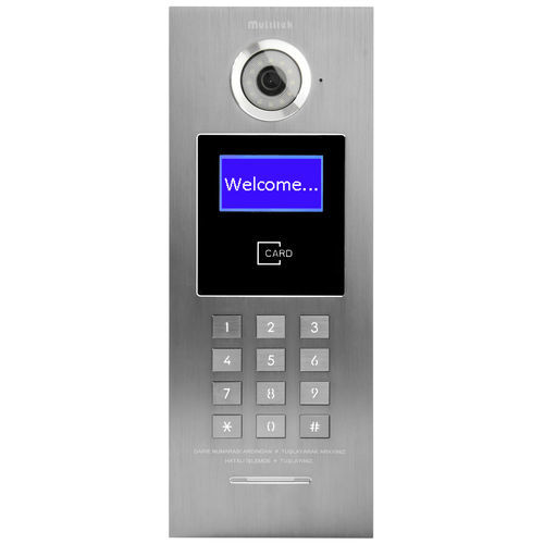Aluminium-Türstation - MB11 - Multitek Electronics - Wohnbereich / wandmontiert / Unterputz