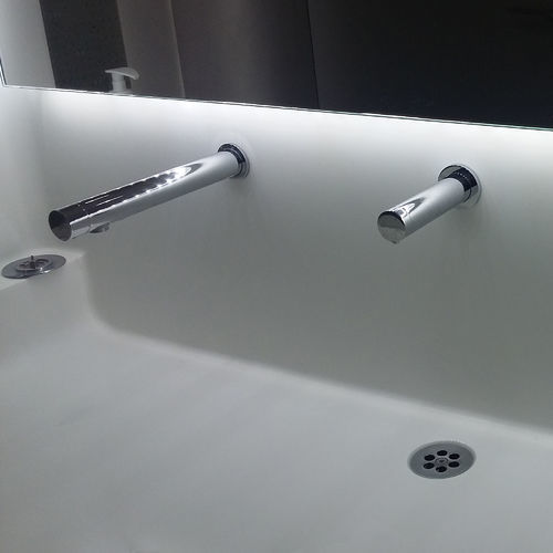 Einhebelmischer für Waschbecken - AKWALINE - SUPRATECH - für Handwaschbecken / wandmontiert / Einbau