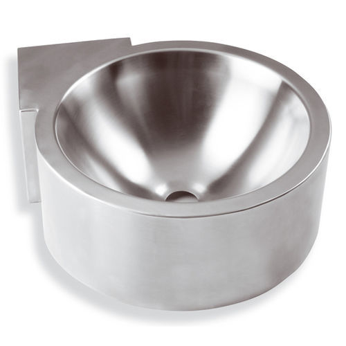 Wand-Handwaschbecken - LM-017-S series - SUPRATECH - rund / für Eckeinbau / Edelstahl
