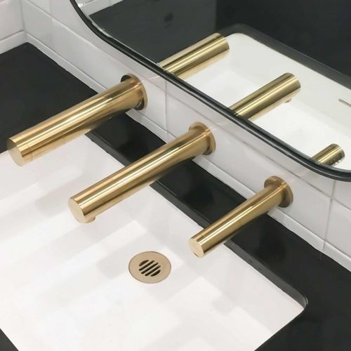 Einhebelmischer für Waschbecken - RONDEO TRIO - SUPRATECH - für Handwaschbecken / wandmontiert / elektronisch