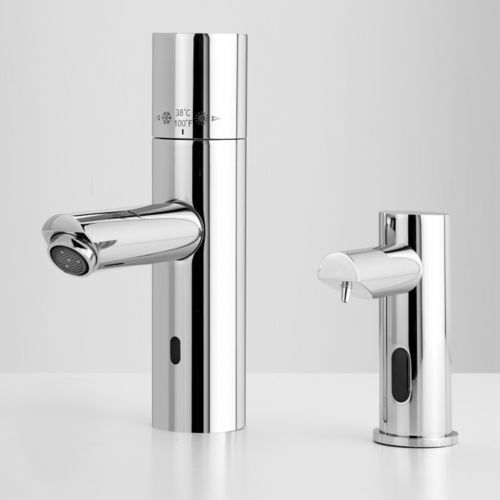 Einhebelmischer für Waschtisch - AKWATHERMO - SUPRATECH - für Handwaschbecken / Aufsatz / thermostatisch
