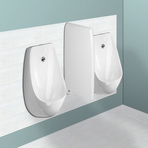Keramik-Urinal - DOMINO - SUPRATECH - wandmontiert / mit Photozelle / für professionellen Einsatz
