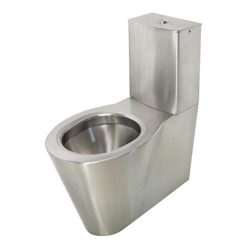 Monoblock-WC - OPTIMA - SUPRATECH - Edelstahl / für Privatgebrauch / für Gewerbegebrauch