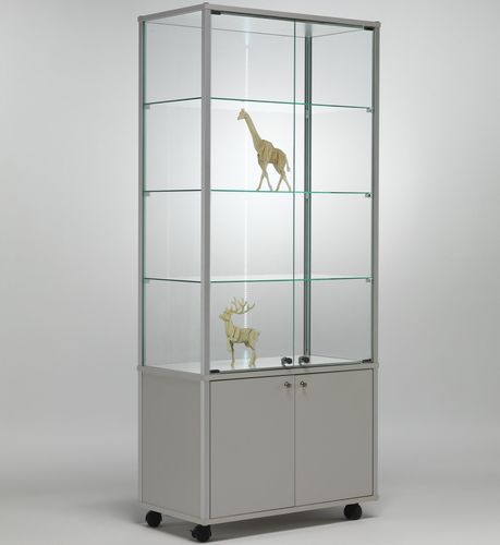 Moderne Vitrine - IDM78 - Castellani.it srl - auf Beinen / Glas / Aluminium