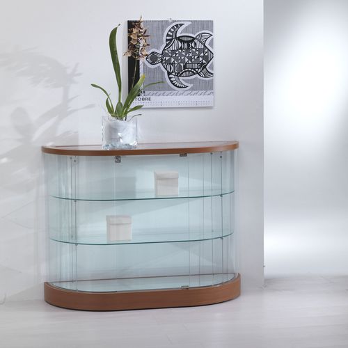 Moderne Vitrine - 209/MB - Castellani.it srl - auf Beinen / Glas / Eiche