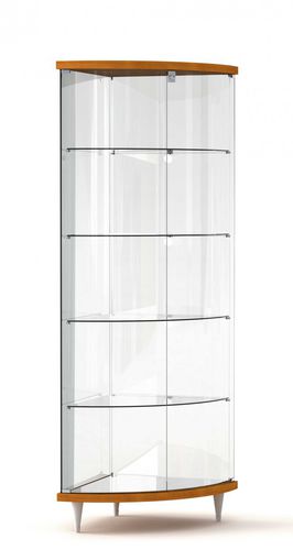 Moderne Vitrine - 203/AN - Castellani.it srl - auf Beinen / Glas / Eiche