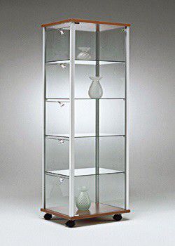 Moderne Vitrine - ID52 - Castellani.it srl - auf Beinen / Glas / Aluminium