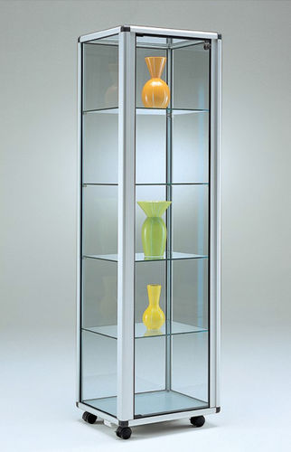 Moderne Vitrine - SI55 - Castellani.it srl - auf Beinen / Glas / Aluminium