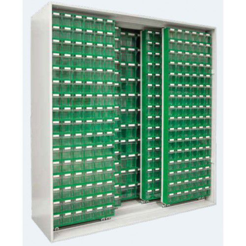 Hoher Aktenschrank - MP600/4 - Castellani.it srl - Metall / mit Schiebetür / modern