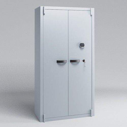 Hoher Aktenschrank - M195/100-50 - Castellani.it srl - Metall / mit Flügeltür / modern