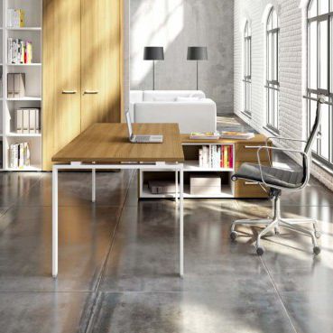 Moderner Schreibtisch - funny_U - Castellani.it srl - Holz / mit Stauraum / mit 4 Beinen