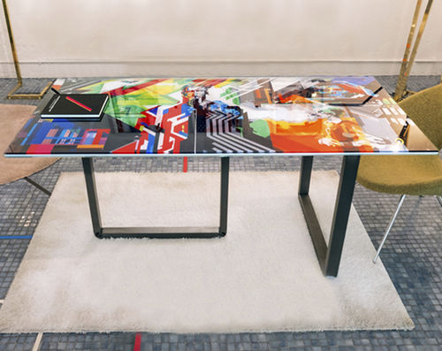 Designtisch / originell - STARMAN - Castellani.it srl - Stahl / Gestell aus Stahl / rechteckig