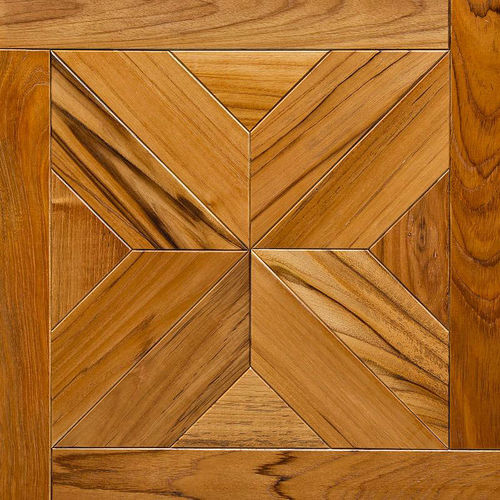 Massivparkett - CASSETTONE VENEZIA TEAK ASIA PRELEVIGATO VERNICIATO - MONPAR - Teakholz / lasiert / verklebt