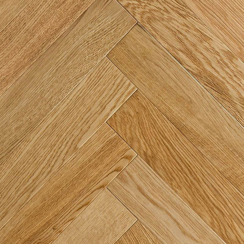 Massivparkett - SPINA ITALIANA 90° ROVERE SPAZZOLATO VERNICIATO - MONPAR - Eiche / Fischgrät / gebürstet