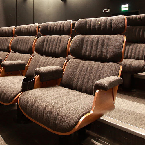 Stoffkinosessel - LUCKY - Cinearredo Italia - Sperrholz / Heimkino / grau