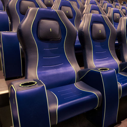 Leder-Kinosessel - COMO - Cinearredo Italia - Heimkino / blau / ergonomisch