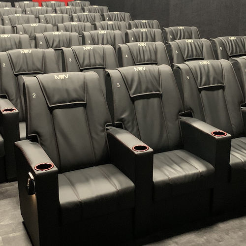 Leder-Kinosessel - ESPACE - Cinearredo Italia - Heimkino / schwarz / rot