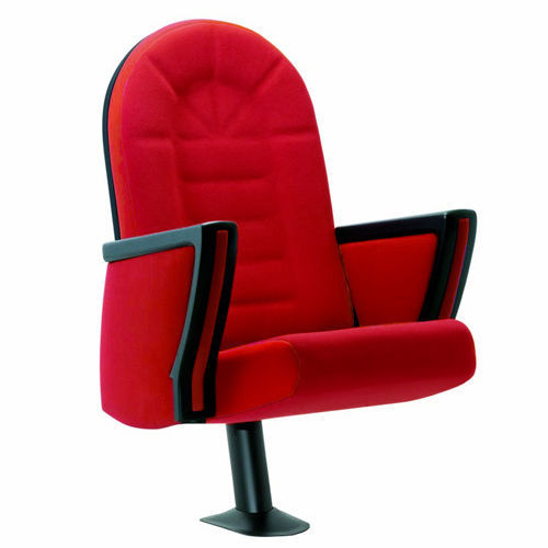 Stahl-Kinosessel - THELMA - Cinearredo Italia - Stoff / Heimkino / rot