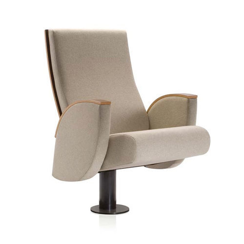 Moderner Auditoriumsessel - VERDI - Cinearredo Italia - Stoff / Sperrholz / klappbar