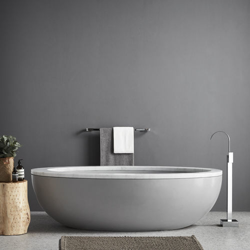 Ovale Badewanne - VESSEL - Claybrook interiors - freistehend / für Wohnungen / zur beruflichen Nutzung