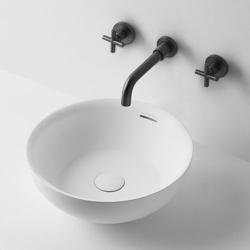 Aufsatzwaschbecken - OVO - Claybrook interiors - Marmor / Naturstein / rund