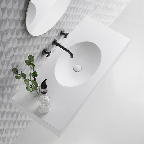 Marmor-Waschtischplatte - LUNA - Claybrook interiors - Naturstein