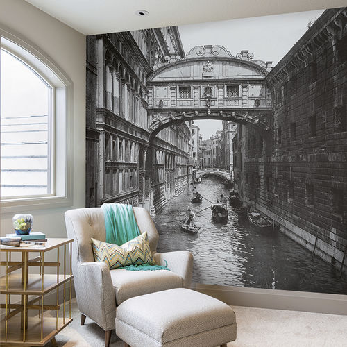 Moderne Tapete - VENEZIA – PONTE DEI SOSPIRI - Skinwall - Stoff / Vinyl / Städtemotiv