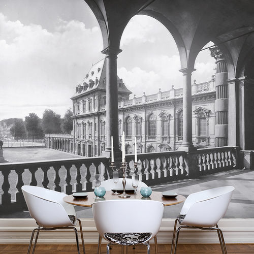 Moderne Tapete - TORINO – CASTELLO DEL VALENTINO - Skinwall - Stoff / Vinyl / Naturmotiv