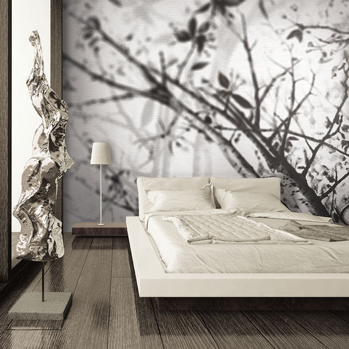 Moderne Tapete - IN THE SHADOWS - Skinwall - Stoff / Vinyl / Naturmotiv