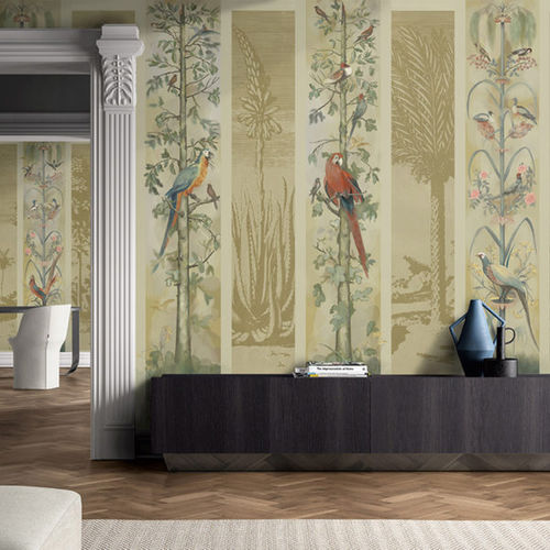 Klassische Tapete - TROPICALIA - Skinwall - Stoff / Vinyl / Naturmotiv