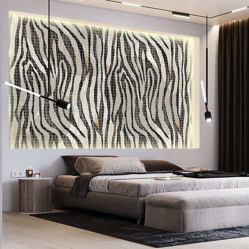 Tapete / originelles Design - SAVANNAH ZEBRA - Skinwall - Vlies / Glasfaser / Vinyl