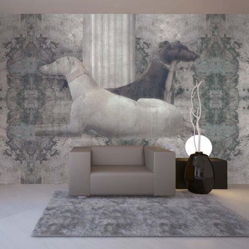 Moderne Tapete - PIERO DELLA FRANCESCA - Skinwall - Stoff / Vinyl / Tiermuster