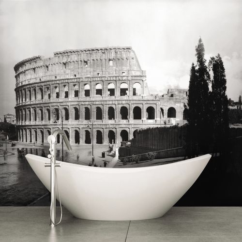 Moderne Tapete - ROMA – COLOSSEO - Skinwall - Stoff / Vinyl / Naturmotiv