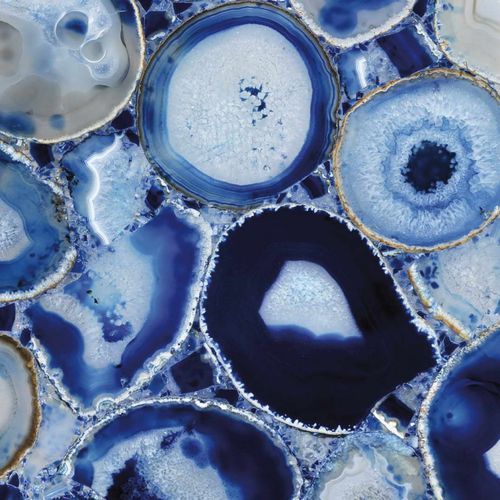 Halbedelstein-Fliesen - BLUE AGATE - Elite Stone - für den Innenraum / Wand / für Fußboden