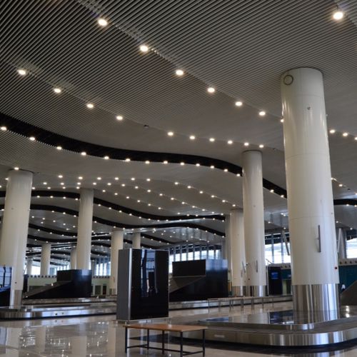 Aluminium-Akustikbaffel - CURVED SYSTEMS - BUTEM METAL - galvanisiertem Stahl / hängend / rechteckig