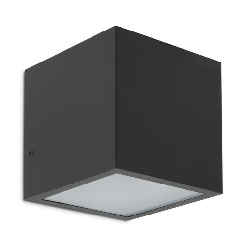 Moderne Wandleuchte - BOXX  - LIRALIGHTING - für Außenbereich / Aluminium / in Würfelform
