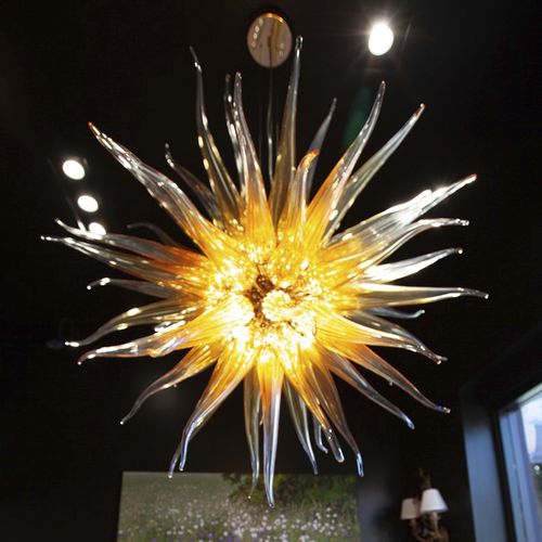 Hängelampe - The SUN - Murano Lux - geblasenes Glas / Muranoglas / modern